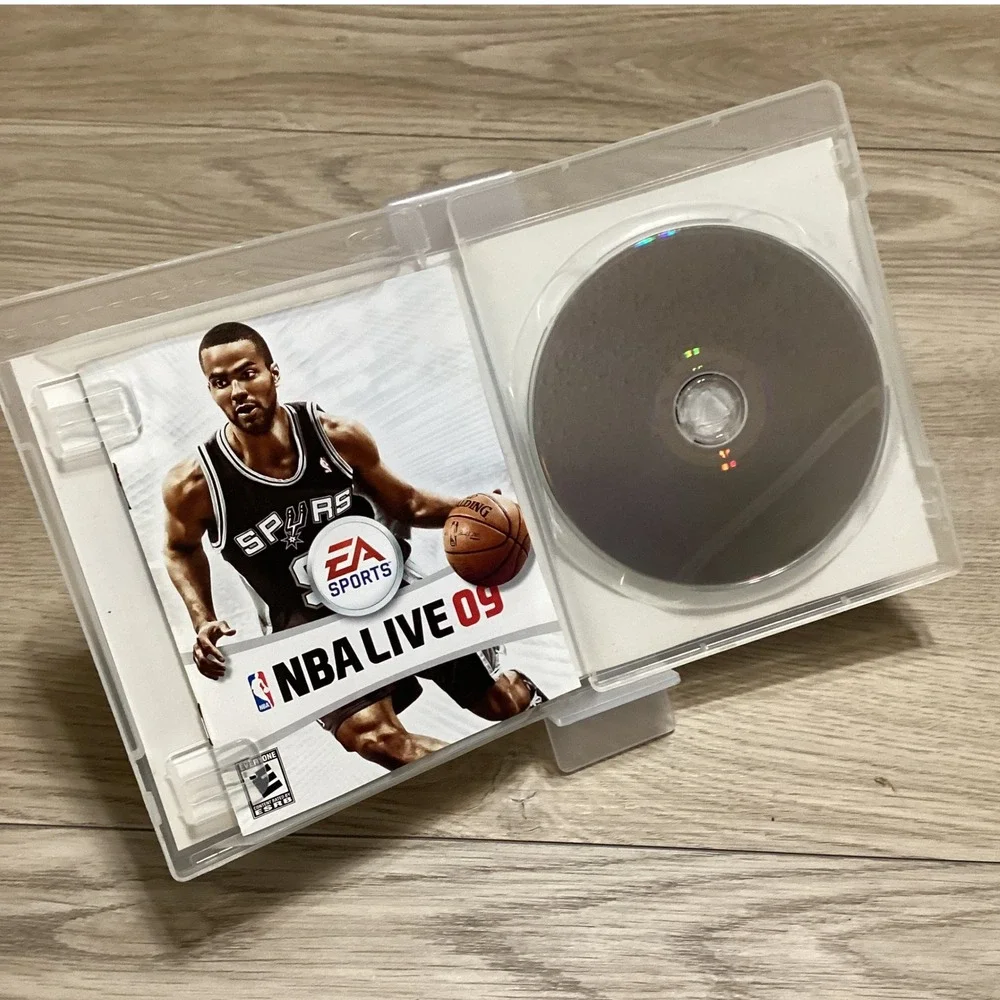 NBA Live 09 Sony PlayStation 3 PS3 Video‎ Game Complete Disc Case Manual